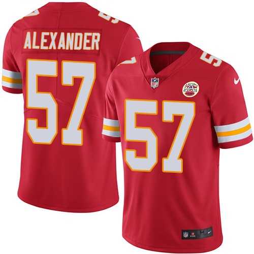 Nike Kansas City Chiefs #57 D.J. Alexander Red Team Color NFL Vapor Untouchable Limited Jersey,We sell and wholesale Nike Kansas City Chiefs #57 D.J. Alexander Red Team Color NFL Vapor Untouchable Limited Jersey on line form chian!